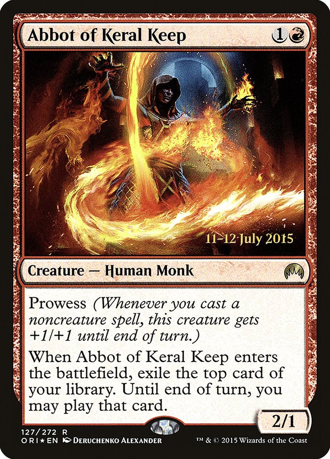 Abbot of Keral Keep [Magic Origins Promos] | KingTCG.ca