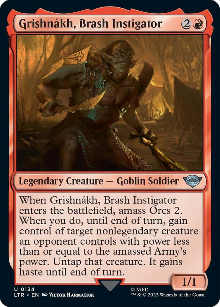 Grishnakh, Brash Instigator [The Lord of the Rings: Tales of Middle-Earth] | KingTCG.ca