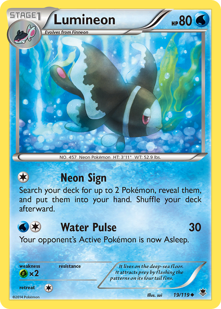 Lumineon (19/119) [XY: Phantom Forces] | KingTCG.ca