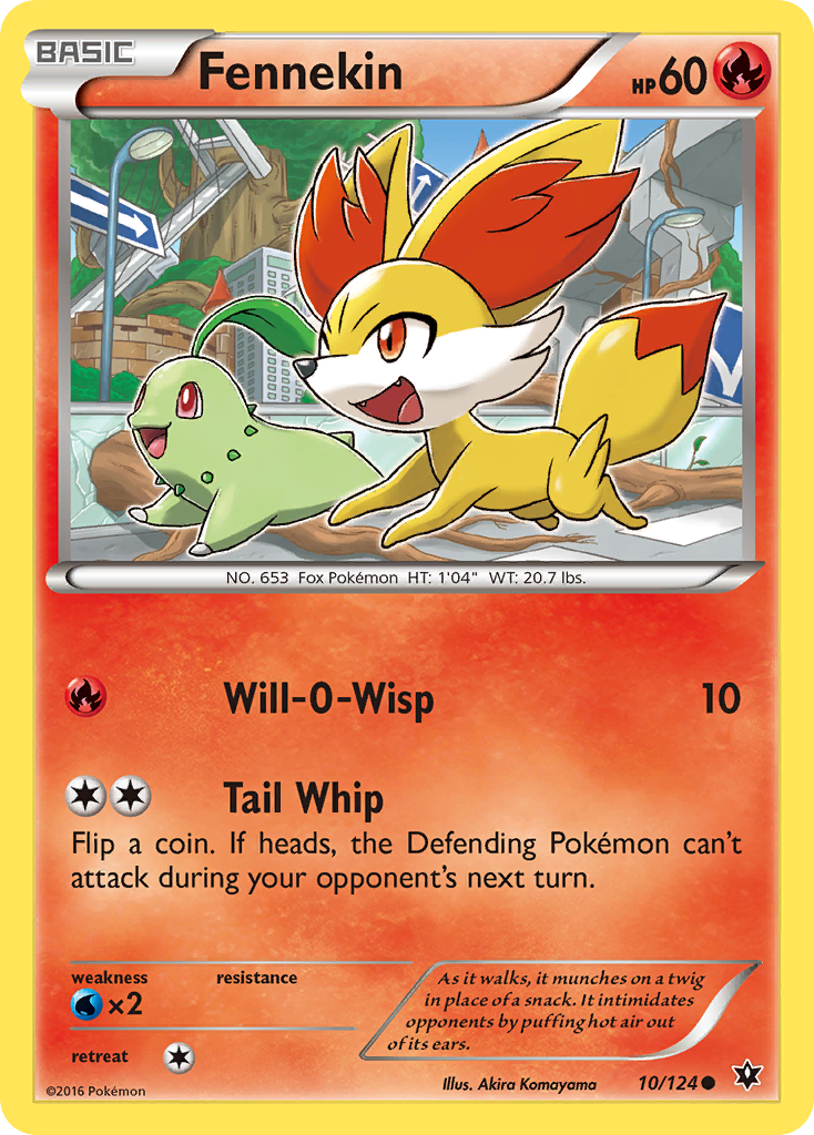 Fennekin (10/124) [XY: Fates Collide] | KingTCG.ca