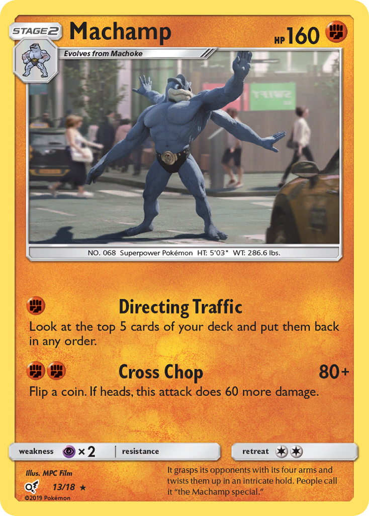 Machamp (13/18) [Sun & Moon: Detective Pikachu] | KingTCG.ca