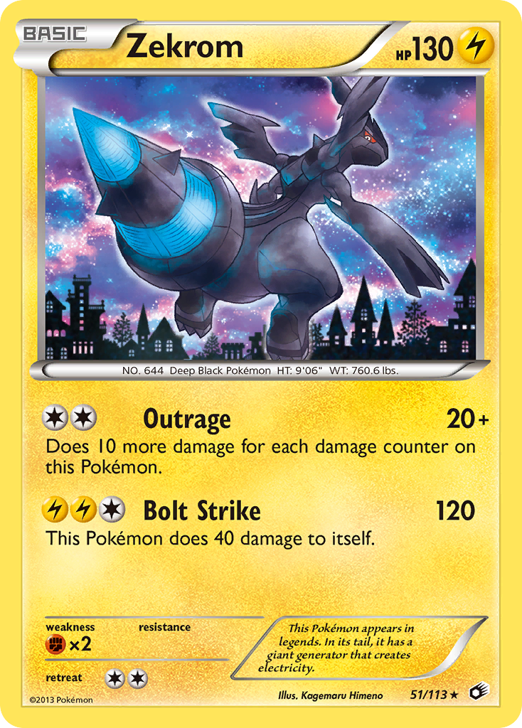 Zekrom (51/113) [Black & White: Legendary Treasures] | KingTCG.ca