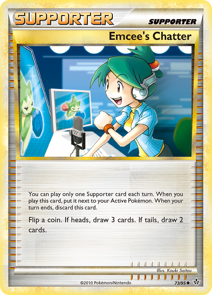 Emcee's Chatter (73/95) [HeartGold & SoulSilver: Unleashed] | KingTCG.ca