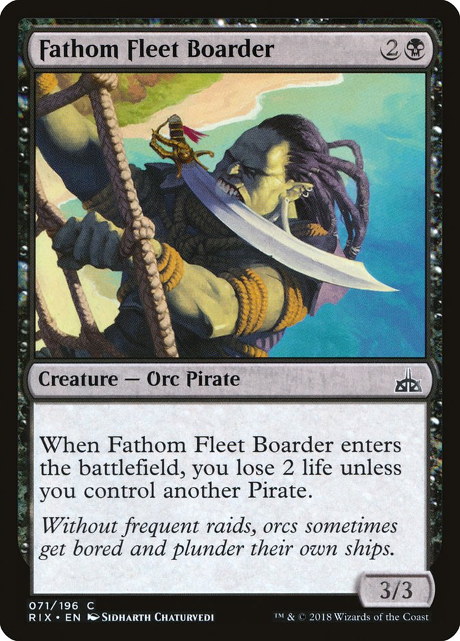 Fathom Fleet Boarder [Rivals of Ixalan] | KingTCG.ca