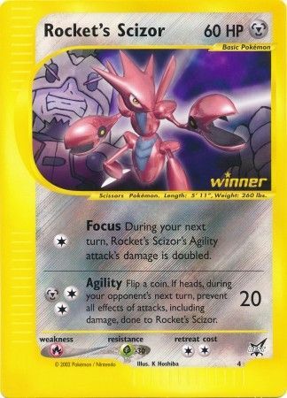 Rocket's Scizor (4) (Jumbo Card) [Best of Promos] | KingTCG.ca