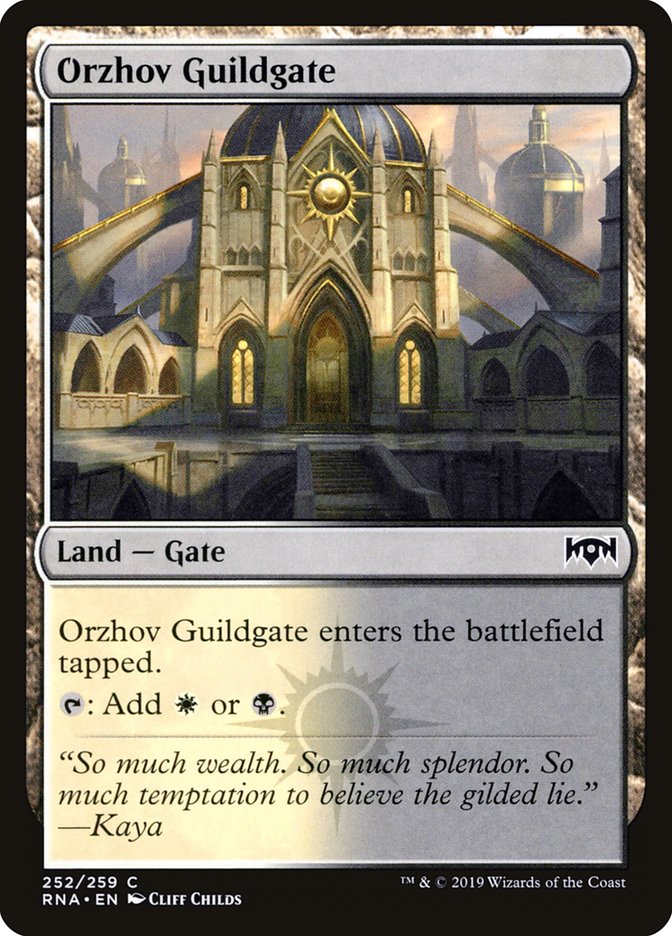 Orzhov Guildgate (252/259) [Ravnica Allegiance] | KingTCG.ca