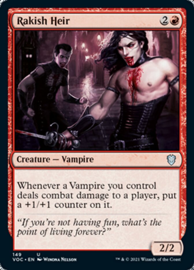 Rakish Heir [Innistrad: Crimson Vow Commander] | KingTCG.ca