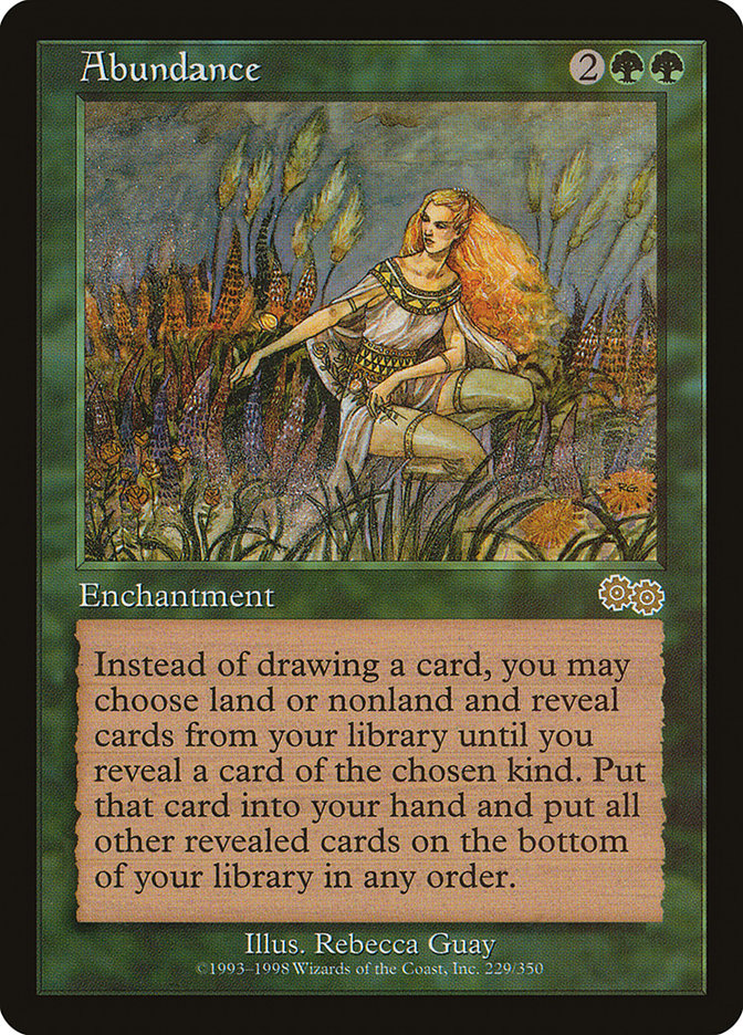 Abundance [Urza's Saga] | KingTCG.ca