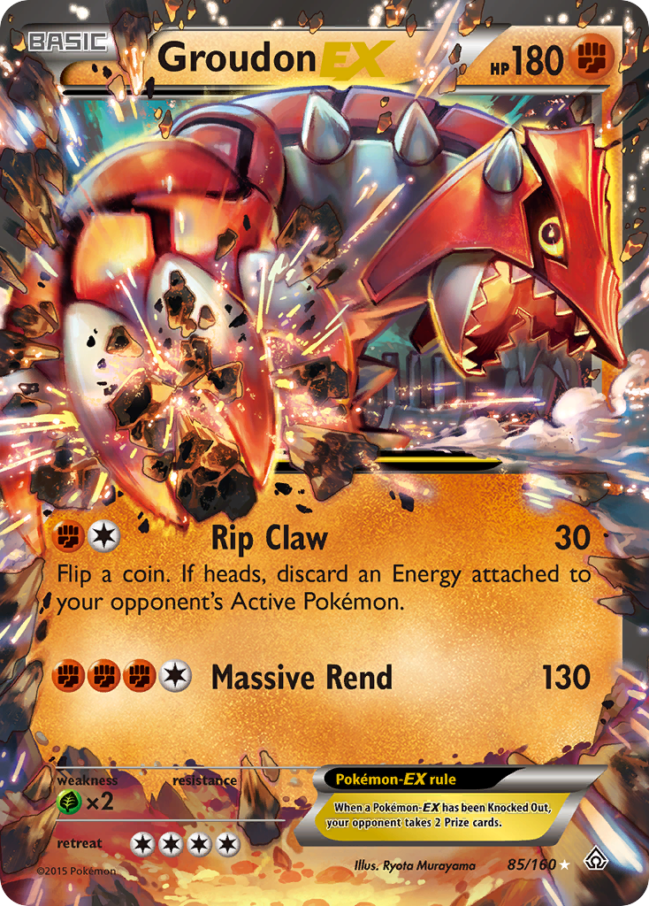 Groudon EX (85/160) [XY: Primal Clash] | KingTCG.ca