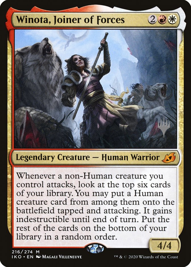 Winota, Joiner of Forces (Promo Pack) [Ikoria: Lair of Behemoths Promos] | KingTCG.ca