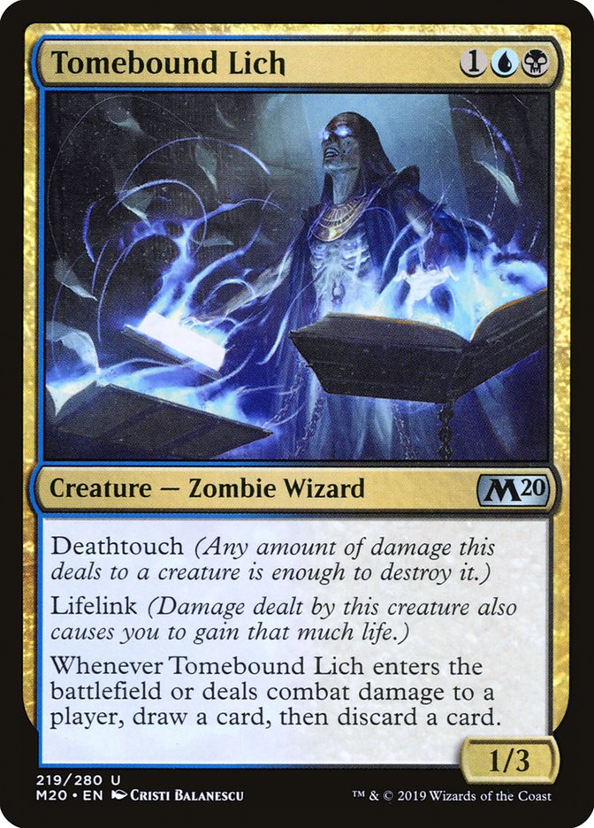 Tomebound Lich [Core Set 2020] | KingTCG.ca