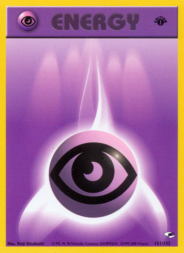 Psychic Energy (131/132) [Gym Heroes 1st Edition] | KingTCG.ca