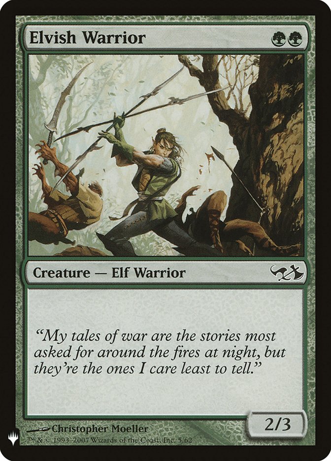 Elvish Warrior [Mystery Booster] | KingTCG.ca