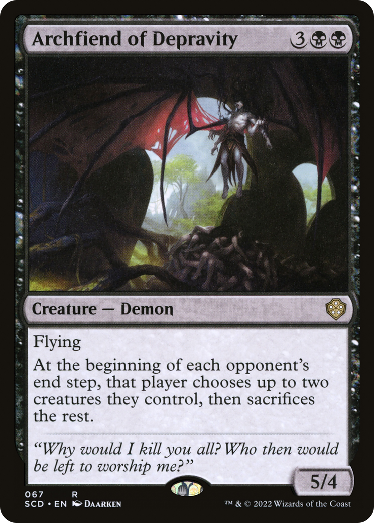 Archfiend of Depravity [Starter Commander Decks] | KingTCG.ca