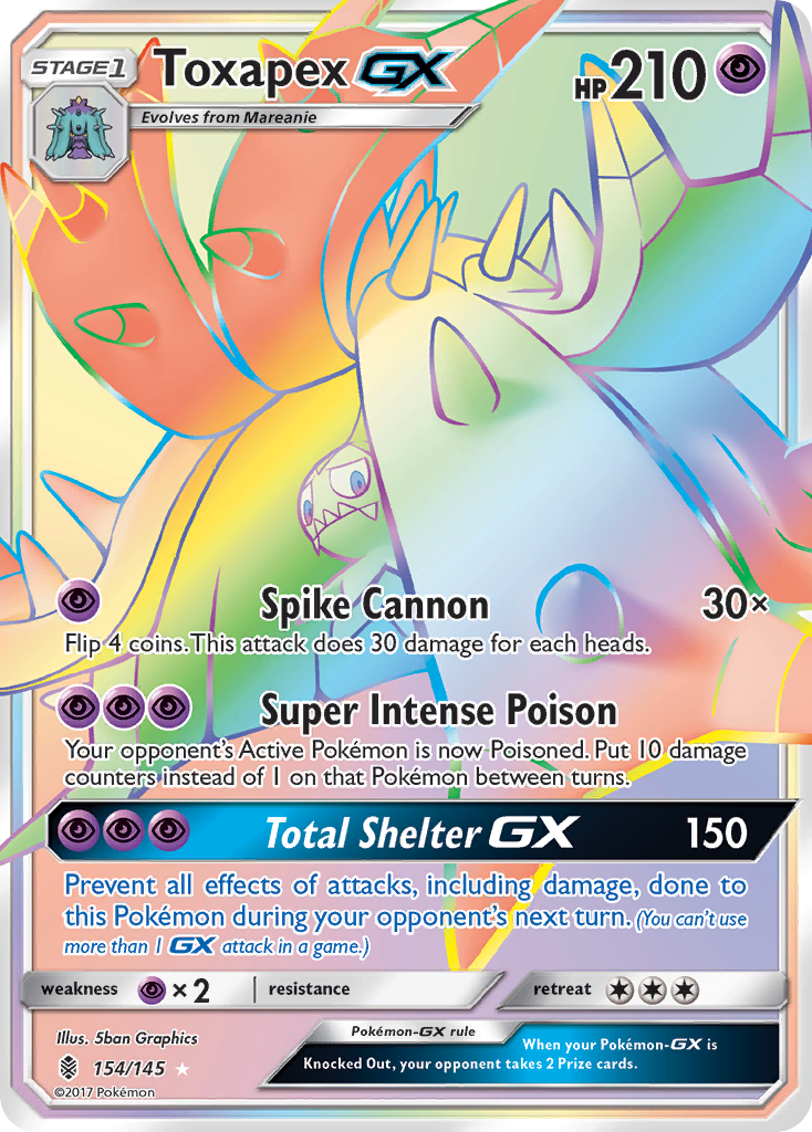 Toxapex GX (154/145) [Sun & Moon: Guardians Rising] | KingTCG.ca