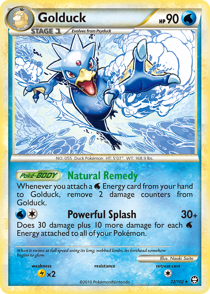 Golduck (22/102) [HeartGold & SoulSilver: Triumphant] | KingTCG.ca