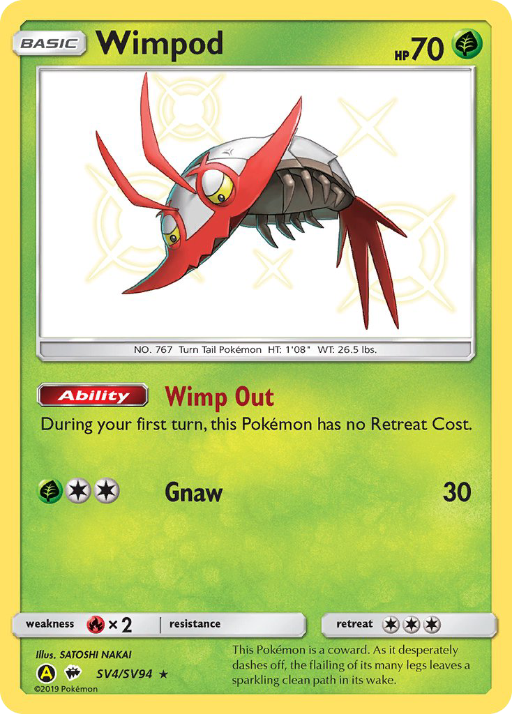 Wimpod (SV4/SV94) [Sun & Moon: Hidden Fates - Shiny Vault] | KingTCG.ca