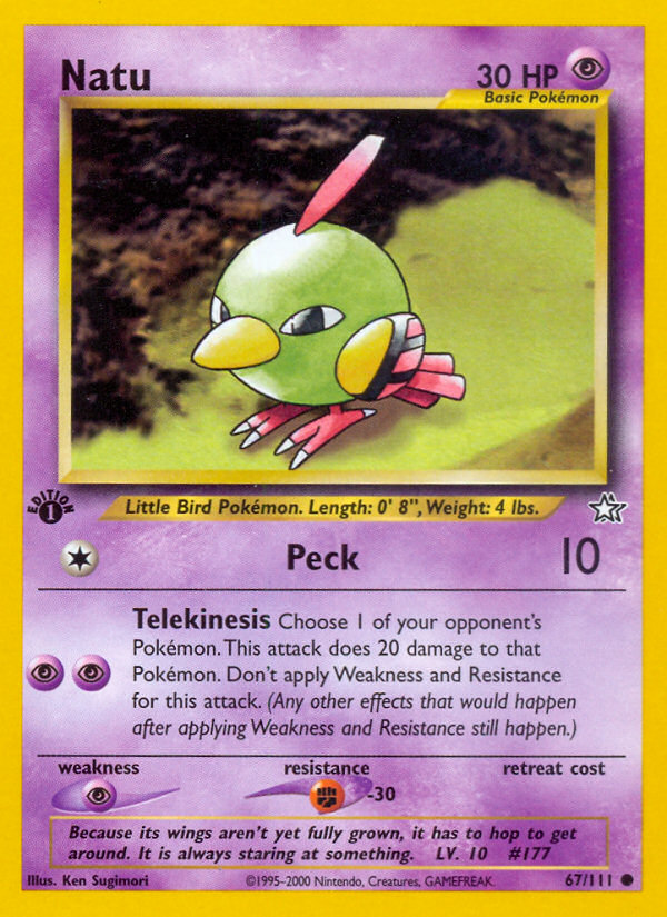 Natu (67/111) [Neo Genesis 1st Edition] | KingTCG.ca