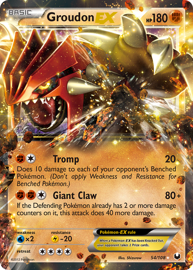 Groudon EX (54/108) [Black & White: Dark Explorers] | KingTCG.ca