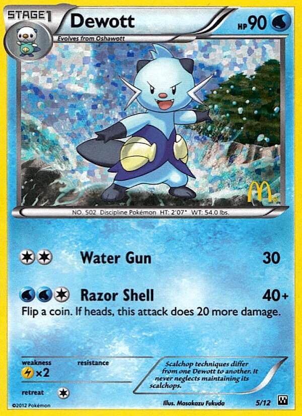 Dewott (5/12) [Mcdonald's Promos: 2012 Collection] | KingTCG.ca