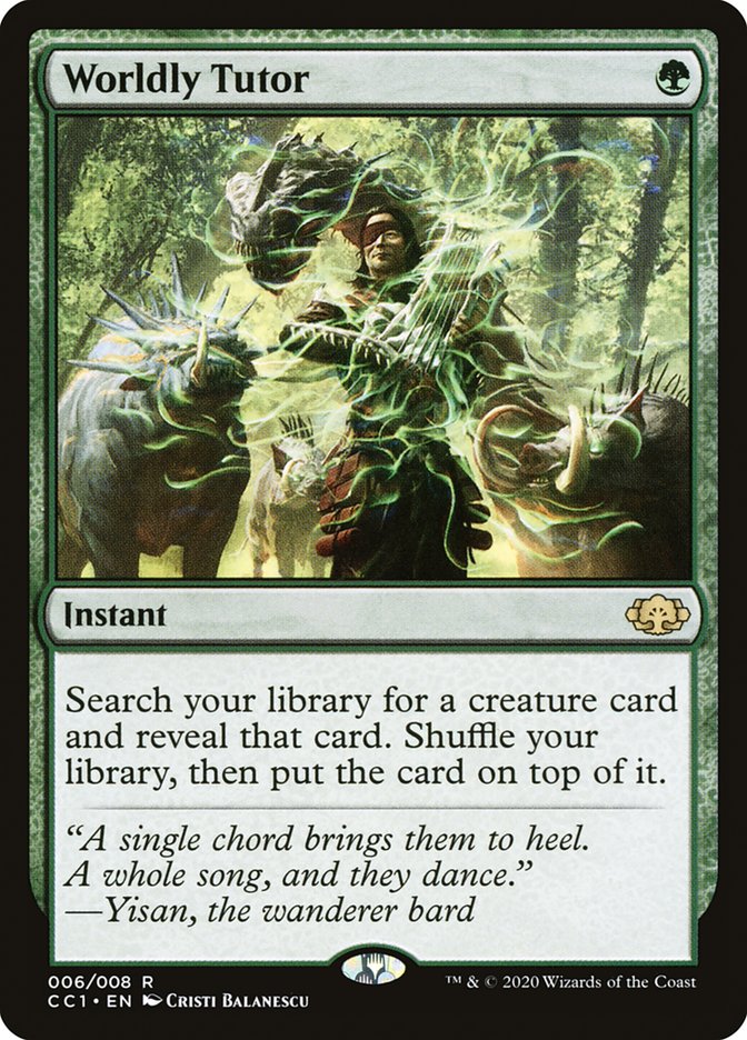 Worldly Tutor [Commander Collection: Green] | KingTCG.ca