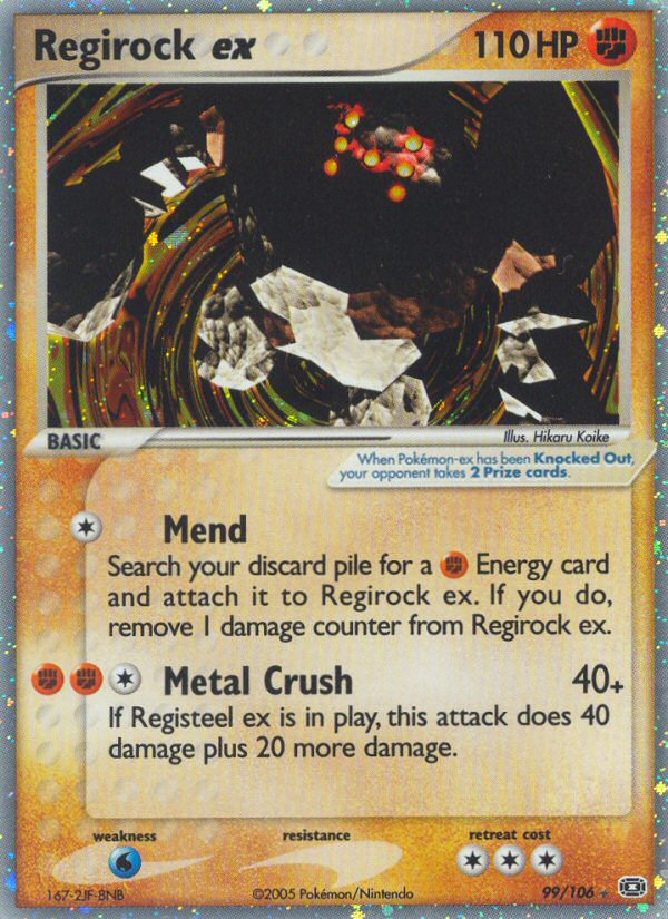 Regirock ex (99/106) [EX: Emerald] | KingTCG.ca