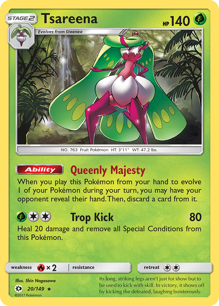 Tsareena (20/149) [Sun & Moon: Base Set] | KingTCG.ca