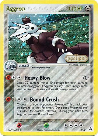 Aggron (2/92) (Stamped) [EX: Legend Maker] | KingTCG.ca