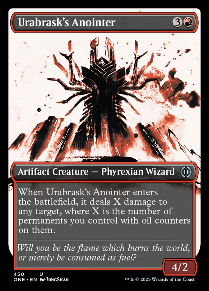 Urabrask's Anointer (Showcase Ichor Step-and-Compleat Foil) [Phyrexia: All Will Be One] | KingTCG.ca