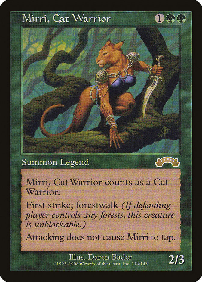 Mirri, Cat Warrior [Exodus] | KingTCG.ca