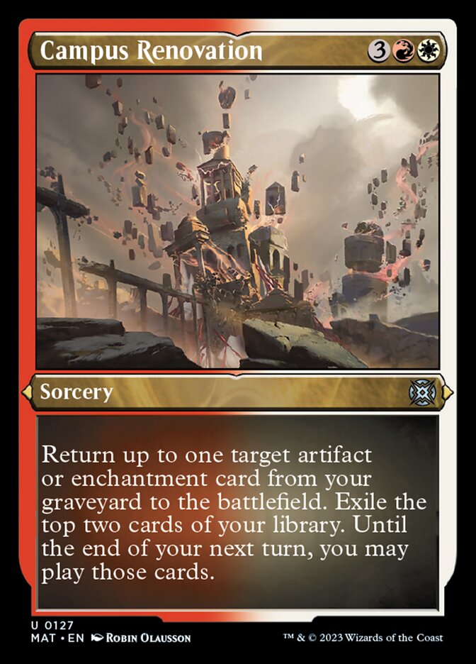 Campus Renovation (Foil Etched) [March of the Machine: The Aftermath] | KingTCG.ca