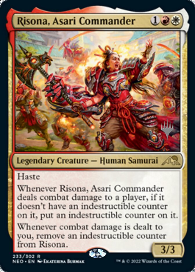 Risona, Asari Commander (Promo Pack) [Kamigawa: Neon Dynasty Promos] | KingTCG.ca