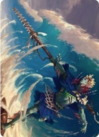 Tazeem Roilmage Art Card [Zendikar Rising Art Series] | KingTCG.ca