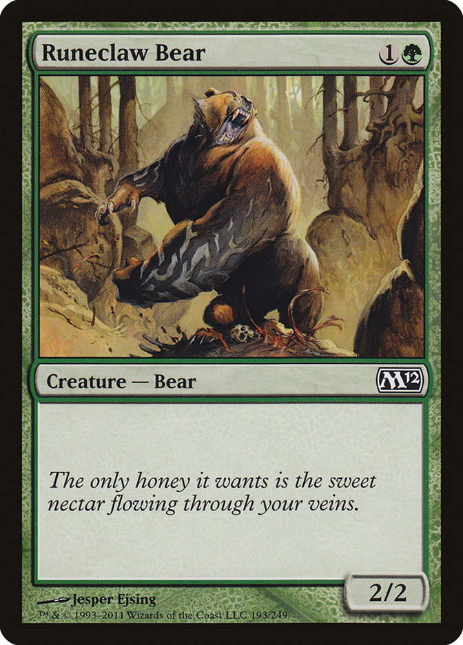 Runeclaw Bear [Magic 2012] | KingTCG.ca