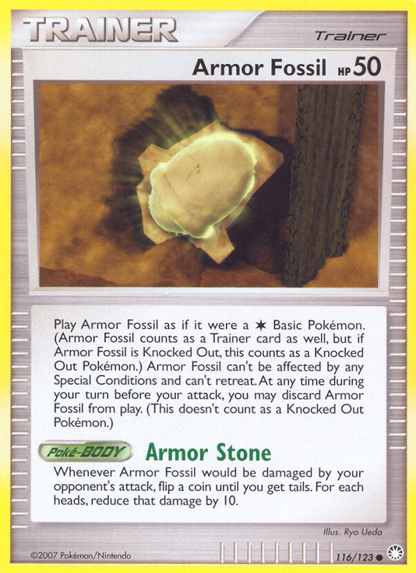 Armor Fossil (116/123) [Diamond & Pearl: Mysterious Treasures] | KingTCG.ca