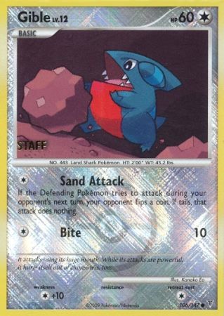 Gible (106/147) (Championship Promo Staff) [Platinum: Supreme Victors] | KingTCG.ca