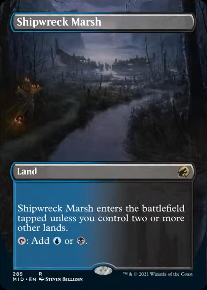 Shipwreck Marsh (Borderless) [Innistrad: Midnight Hunt] | KingTCG.ca