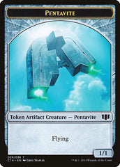 Myr // Pentavite Double-sided Token [Commander 2014 Tokens] | KingTCG.ca