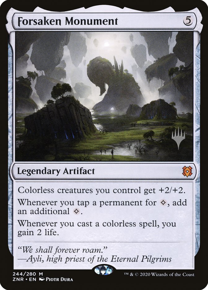 Forsaken Monument (Promo Pack) [Zendikar Rising Promos] | KingTCG.ca