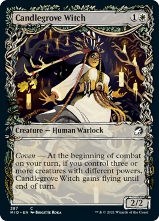 Candlegrove Witch (Showcase Equinox) [Innistrad: Midnight Hunt] | KingTCG.ca