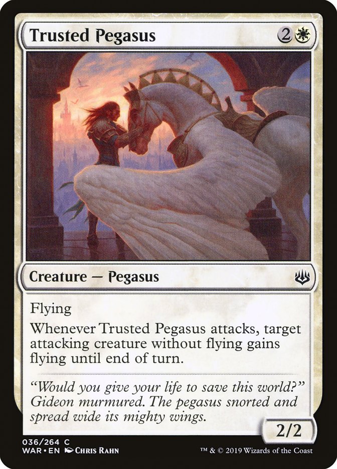 Trusted Pegasus [War of the Spark] | KingTCG.ca