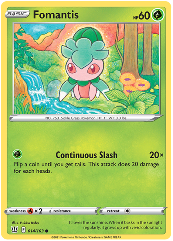 Fomantis (014/163) [Sword & Shield: Battle Styles] | KingTCG.ca