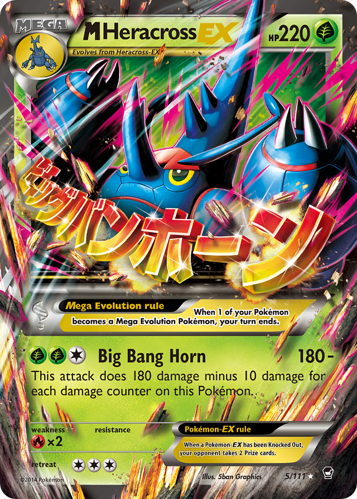 M Heracross EX (5/111) [XY: Furious Fists] | KingTCG.ca