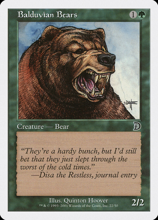 Balduvian Bears [Deckmasters] | KingTCG.ca