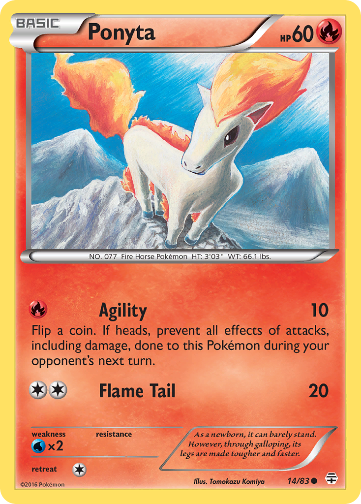 Ponyta (14/83) [XY: Generations] | KingTCG.ca