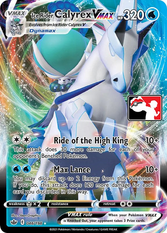 Ice Rider Calyrex VMAX (046/198) [Prize Pack Series One] | KingTCG.ca