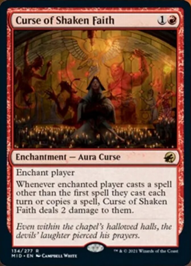 Curse of Shaken Faith [Innistrad: Midnight Hunt] | KingTCG.ca