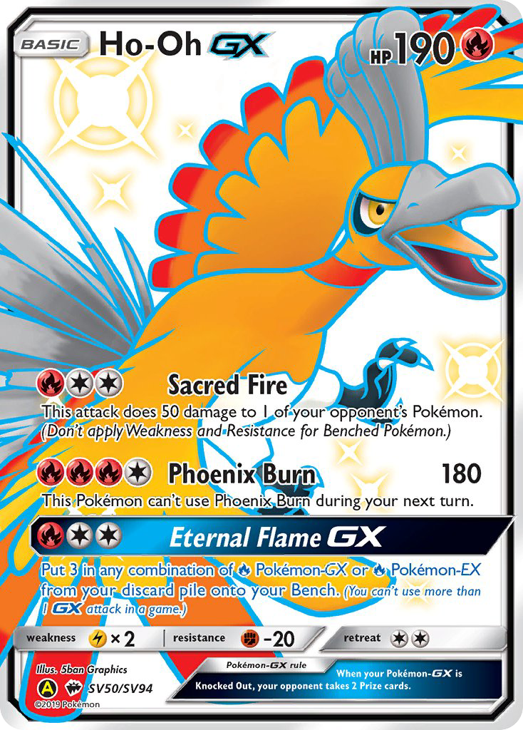 Ho-Oh GX (SV50/SV94) [Sun & Moon: Hidden Fates - Shiny Vault] | KingTCG.ca