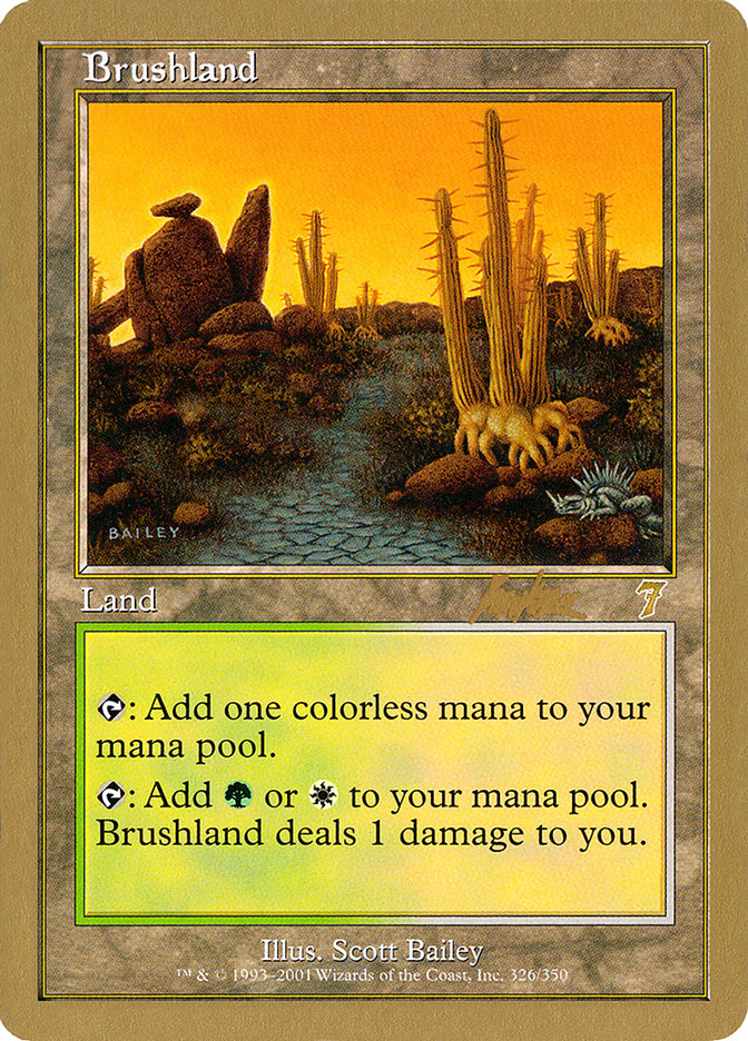 Brushland (Brian Kibler) [World Championship Decks 2002] | KingTCG.ca