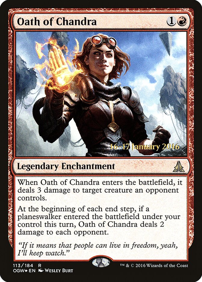 Oath of Chandra [Oath of the Gatewatch Promos] | KingTCG.ca